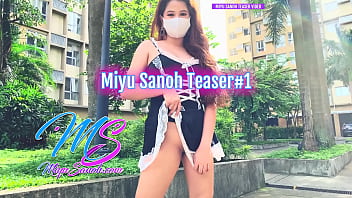 Teaser#1 Miyu Sanoh - New Filipina Sexy Model No Panties Flashing Outdoors - Teaser Video #1 - XXX Pinay Scandal
