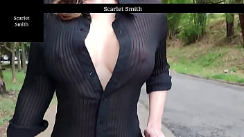 Transparent blouse in the square